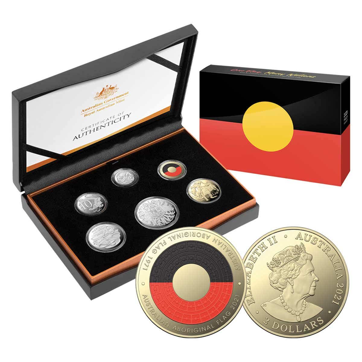 Australia 2021 6-Coin Proof Set – Downies Collectables