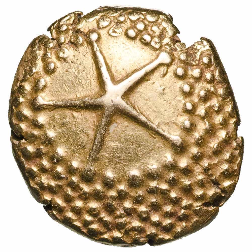 India Madras Presidency Gold Star Pagoda Extremely Fine
