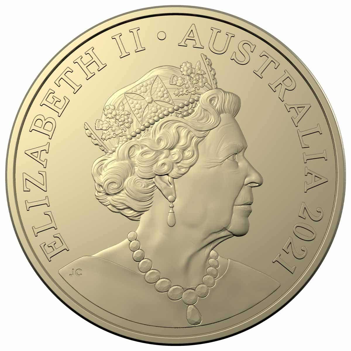 Australia 2021 $2 Tooth Fairy Aluminium-Bronze Uncirculated Coin