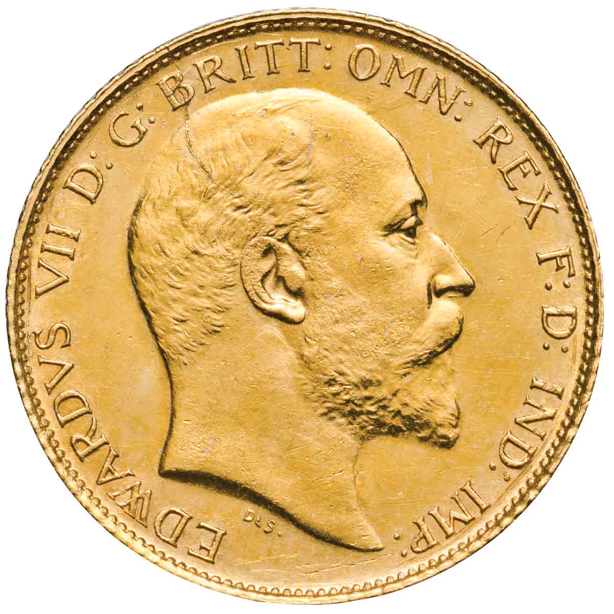 Edward VII 1902S Gold Half Sovereign about Uncirculated