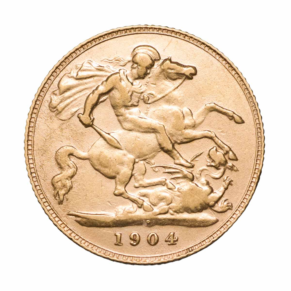 Edward VII 1904P Gold Half Sovereign Very Fine
