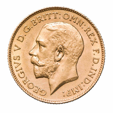 George V 1915P Gold Half Sovereign Uncirculated