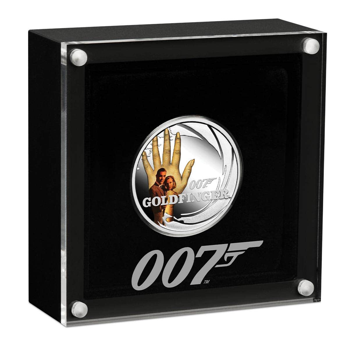 James Bond Goldfinger 2021 50c Colour 1/2oz Silver Proof Coin