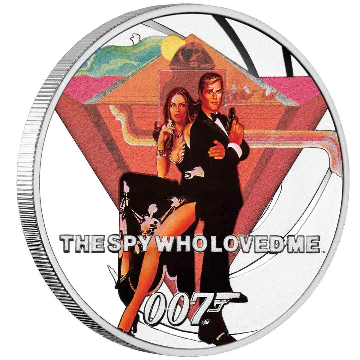 James Bond 2021 50c The Spy Who Loved Me 1/2oz Silver Proof Coin