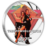 James Bond 2021 50c The Spy Who Loved Me 1/2oz Silver Proof Coin