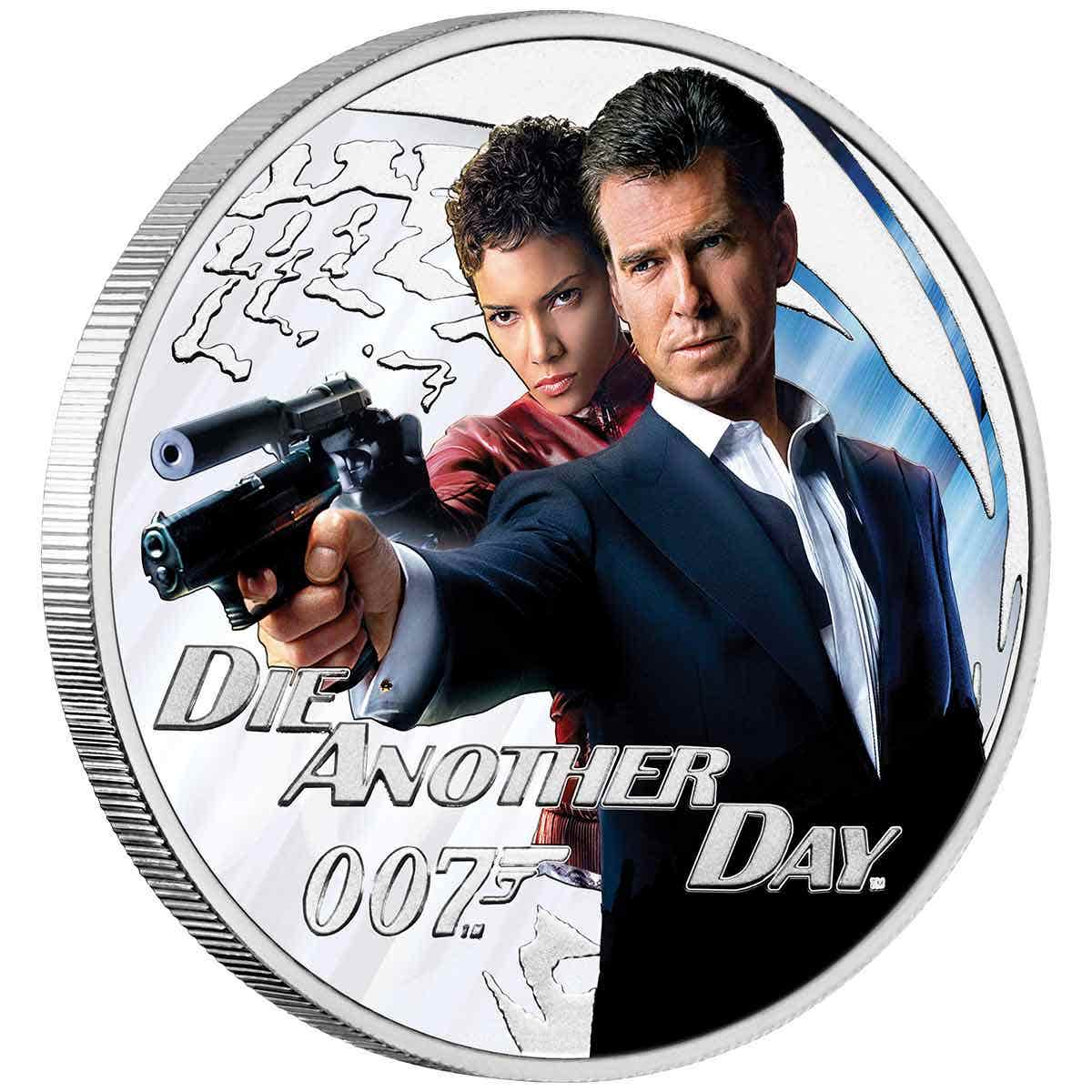 James Bond Die Another Day 2022 50c Coloured 1/2oz Silver Proof Coin