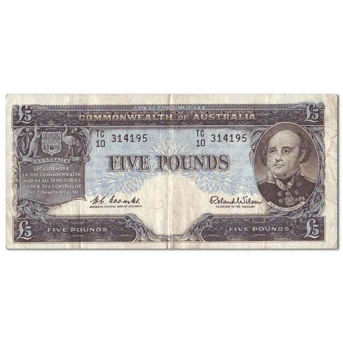 Australia Elizabeth II 1953-61 Fine-Very Fine 4-Note Type Set