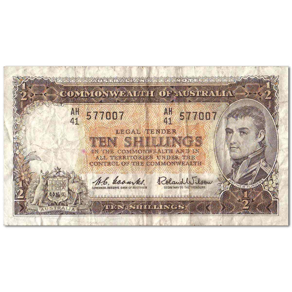Australia Elizabeth II 1953-61 Fine-Very Fine 4-Note Type Set