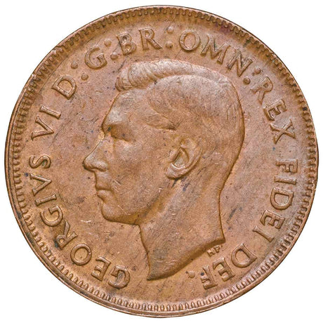 1952 Halfpenny Extremely Fine