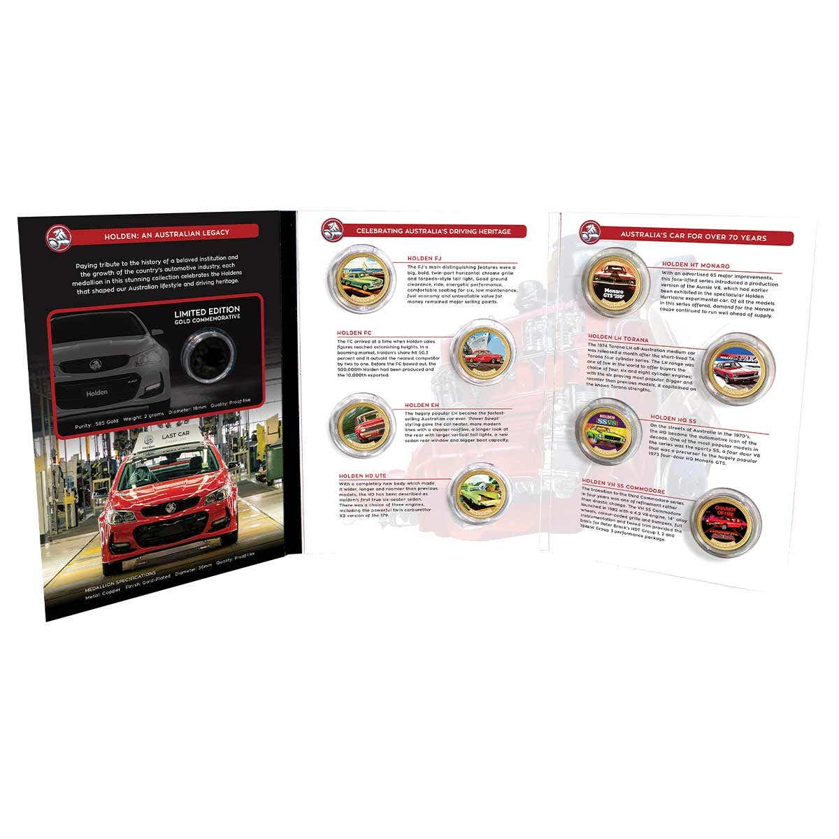 Holden Legacy Gold-plated Commemorative Collection 2
