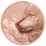 Mystic Wolf 2021 250T Copper Prooflike Coin