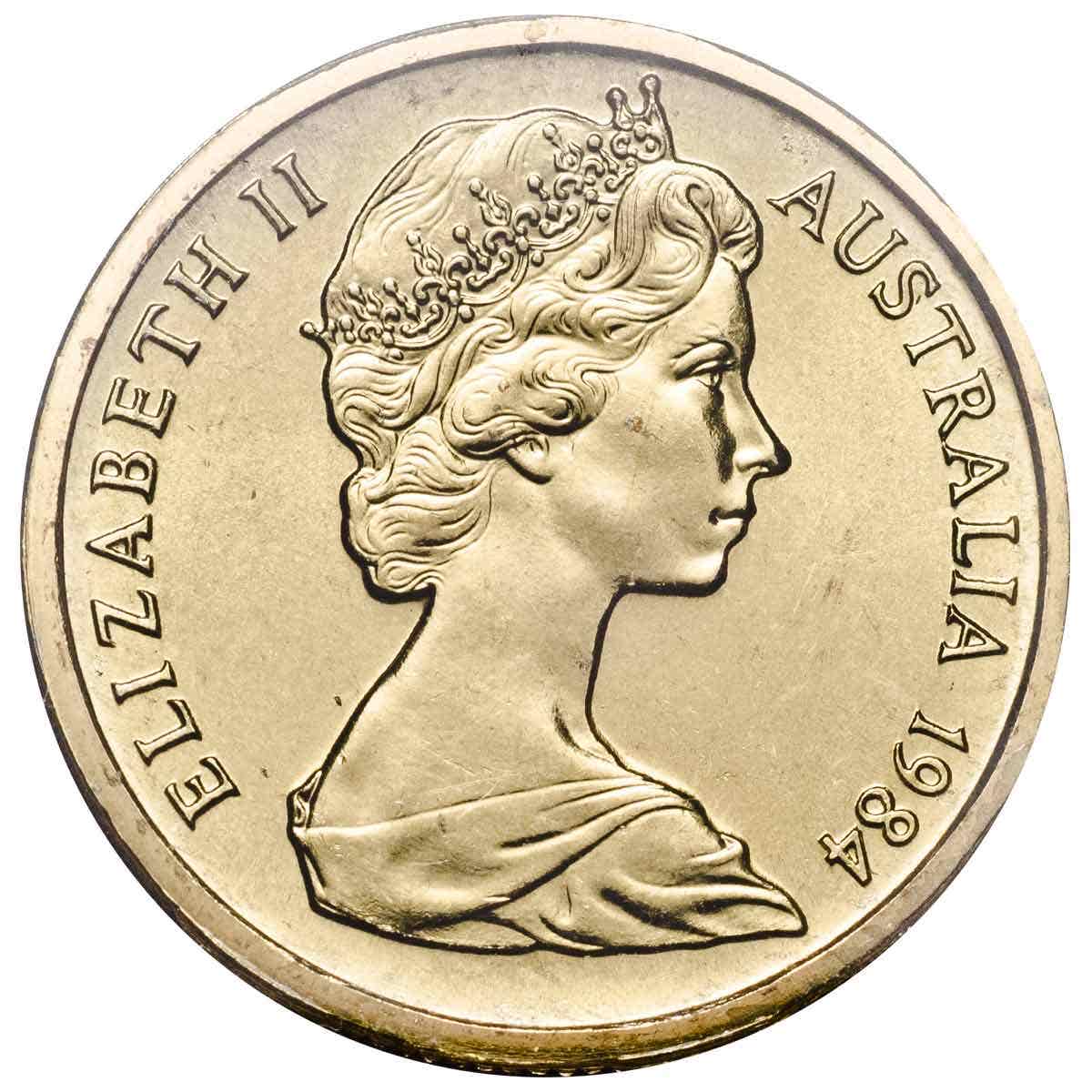 Australia 1984 $1 Mob of Roos Aluminium-Bronze Specimen Coin