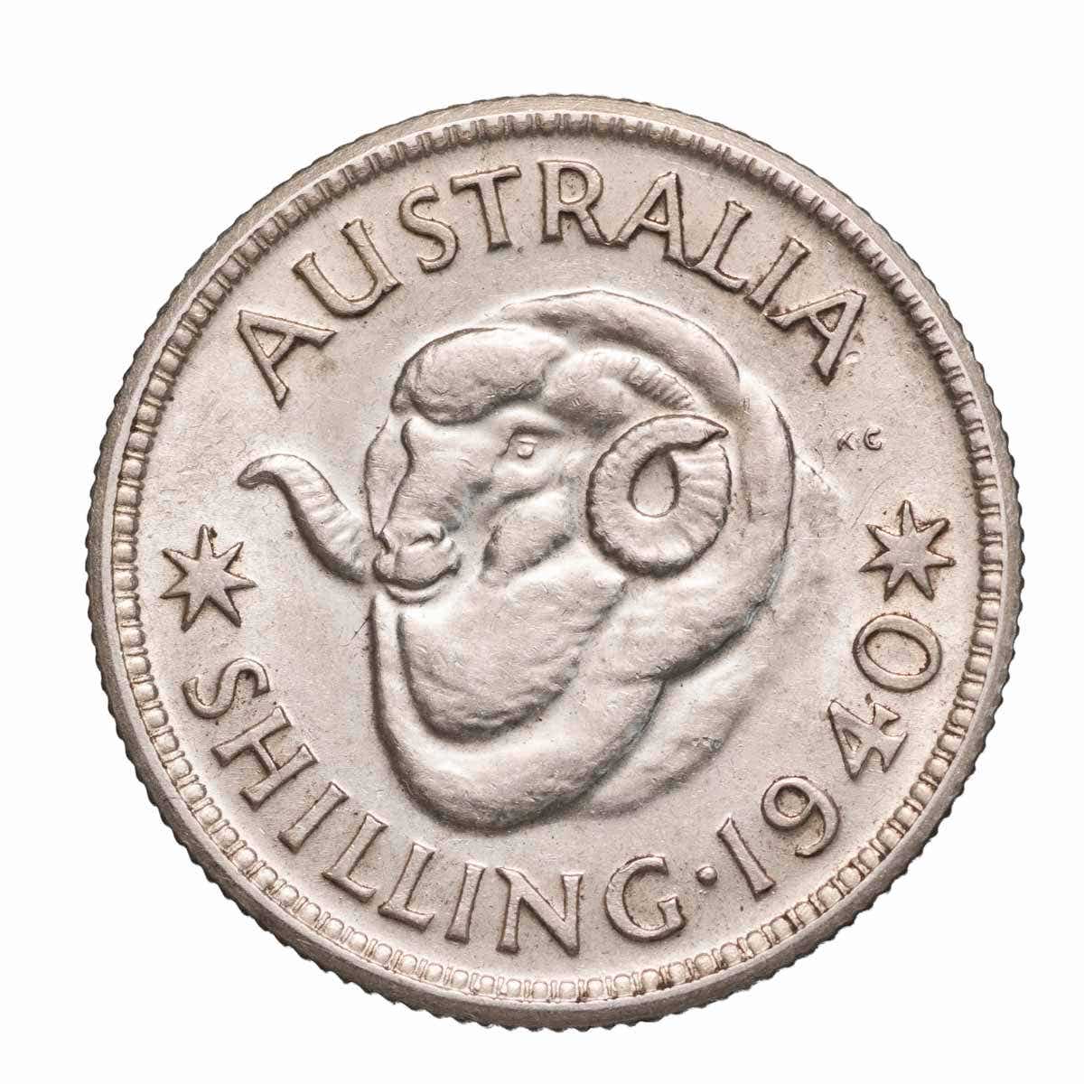 Australia George VI 1940 Shilling about Uncirculated