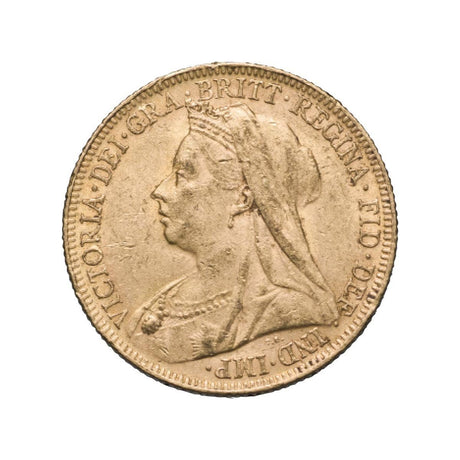 1899 Perth Queen Victoria Veiled Head Sovereign Very Fine
