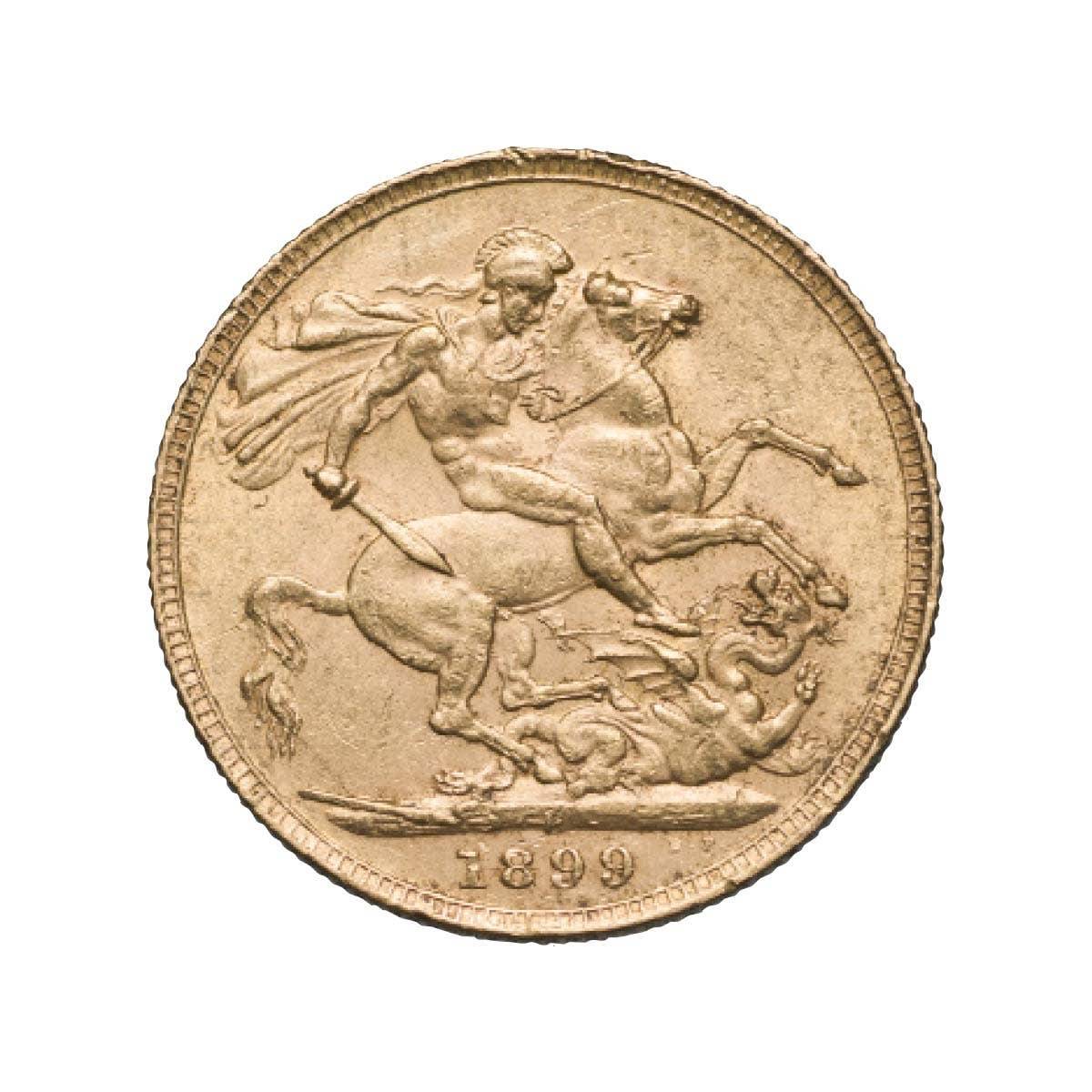 Queen Victoria 1899P Veiled Head Gold Sovereign Very Fine