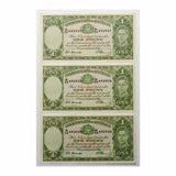 Australia George VI 1949 £1 R31 Coombs/Watt about Uncirculated-Uncirculated Banknote Consecutive Trio