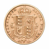 Queen Victoria 1893M Jubilee Gold Half Sovereign about Very Fine