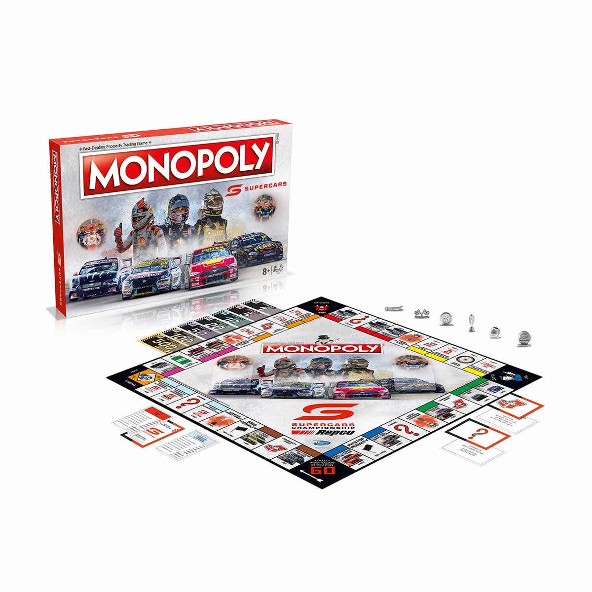 Supercars Monopoly Board Game