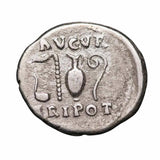 Vespasian 69-79AD Silver Denarius Sacrificial Implements Fine-Very Fine