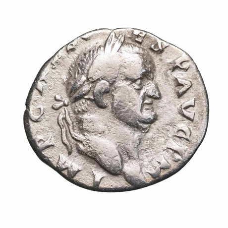 Vespasian 69-79AD Silver Denarius Sacrificial Implements Fine-Very Fine