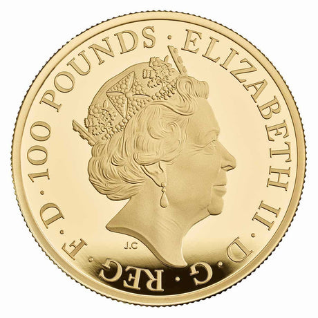 Royal Tudor Beasts 2022 £100 Seymour Panther 1oz Gold Proof Coin