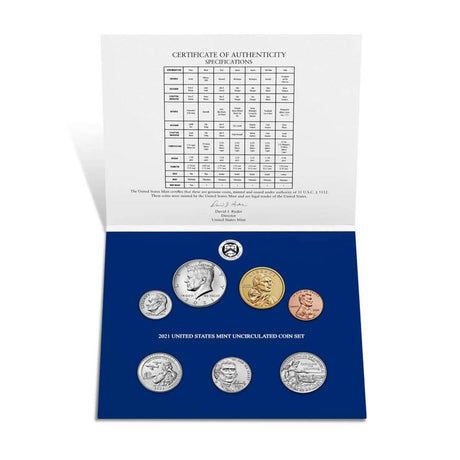 United States 2021 Uncirculated 7-Coin Set