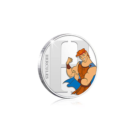 Disney H is for Hercules Silver-Plated Commemorative