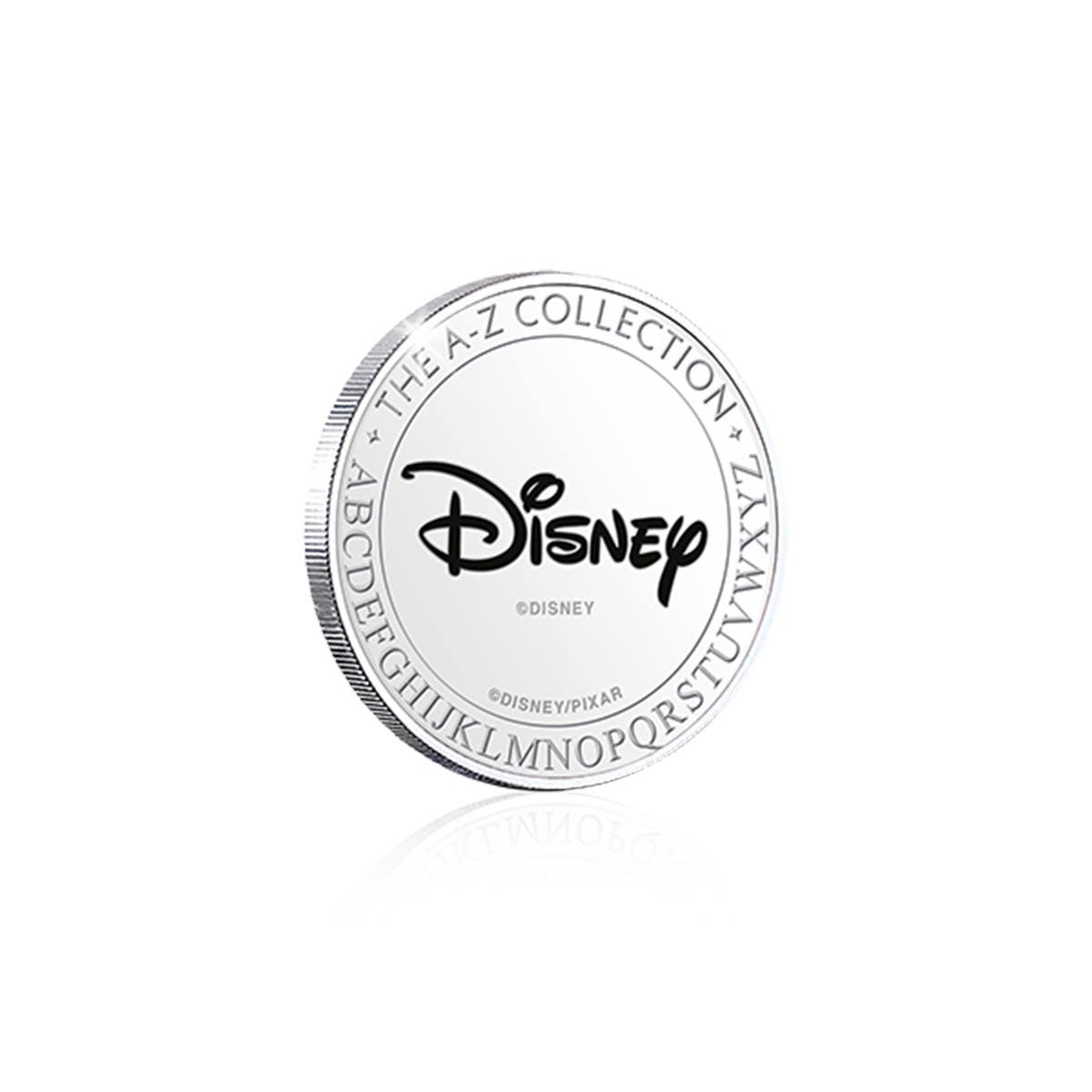 Disney J is for Jasmine Silver-Plated Commemorative