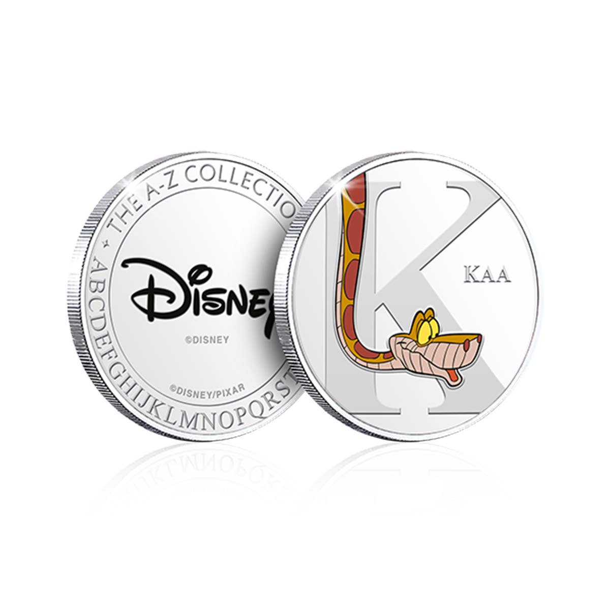 Disney K is for Kaa Silver-Plated Commemorative