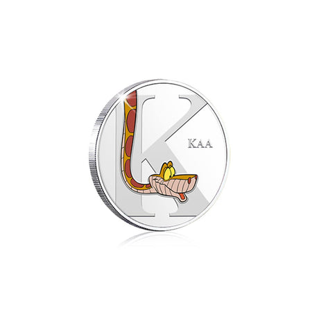 Disney K is for Kaa Silver-Plated Commemorative