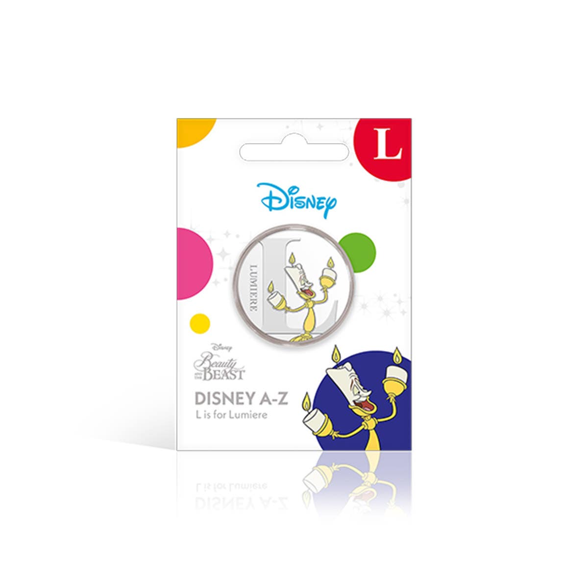 Disney L is for Lumiere Silver-Plated Commemorative