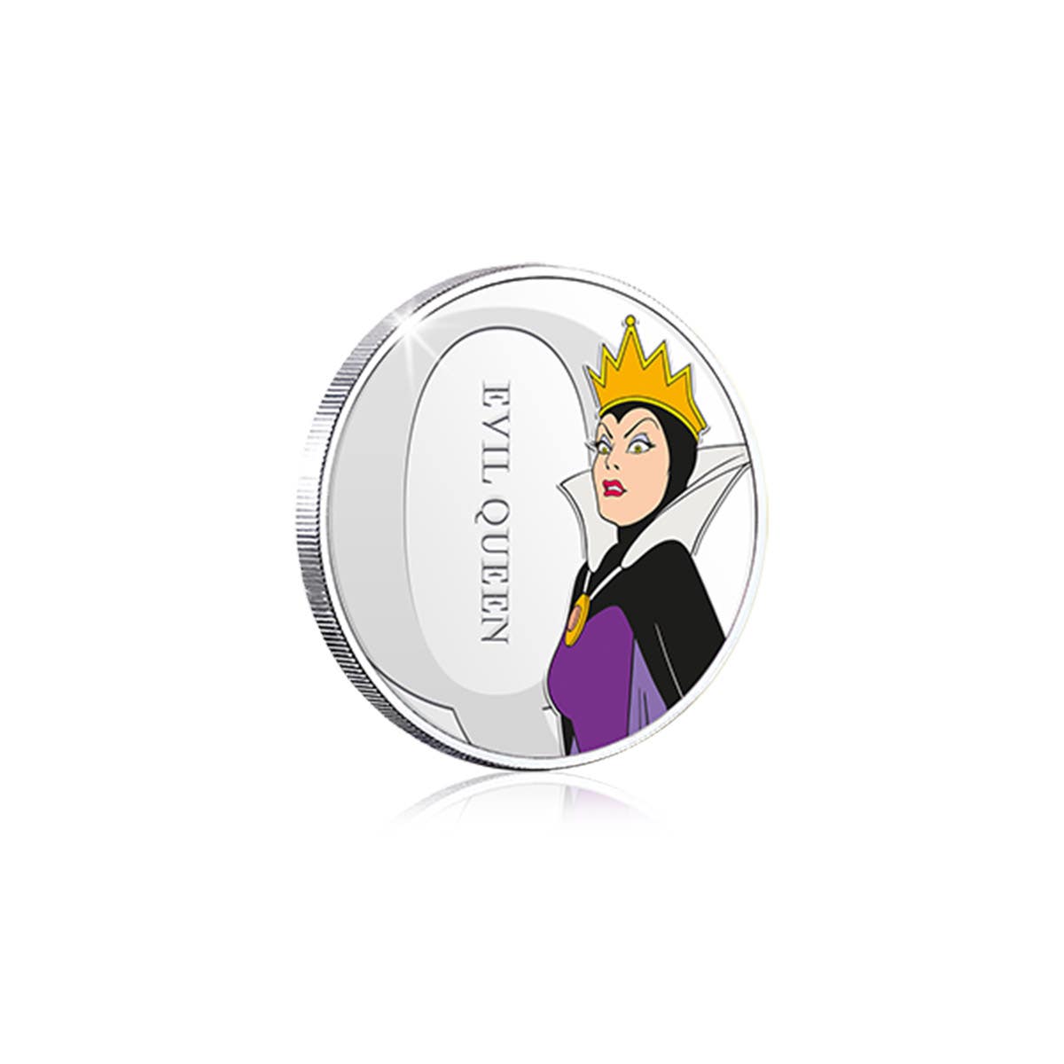 Disney Q is for Evil Queen Silver-Plated Commemorative