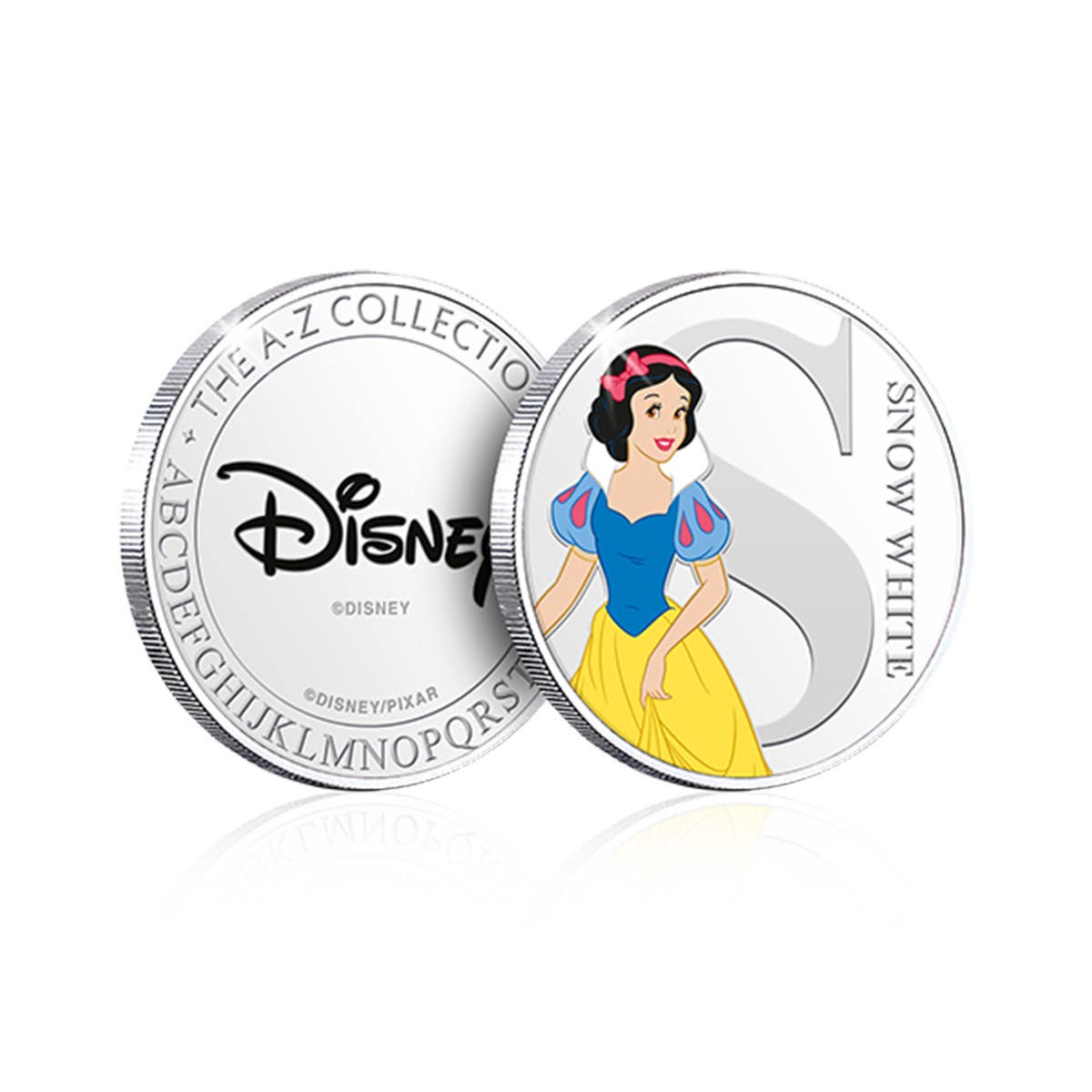Disney S is for Snow White Silver-Plated Commemorative