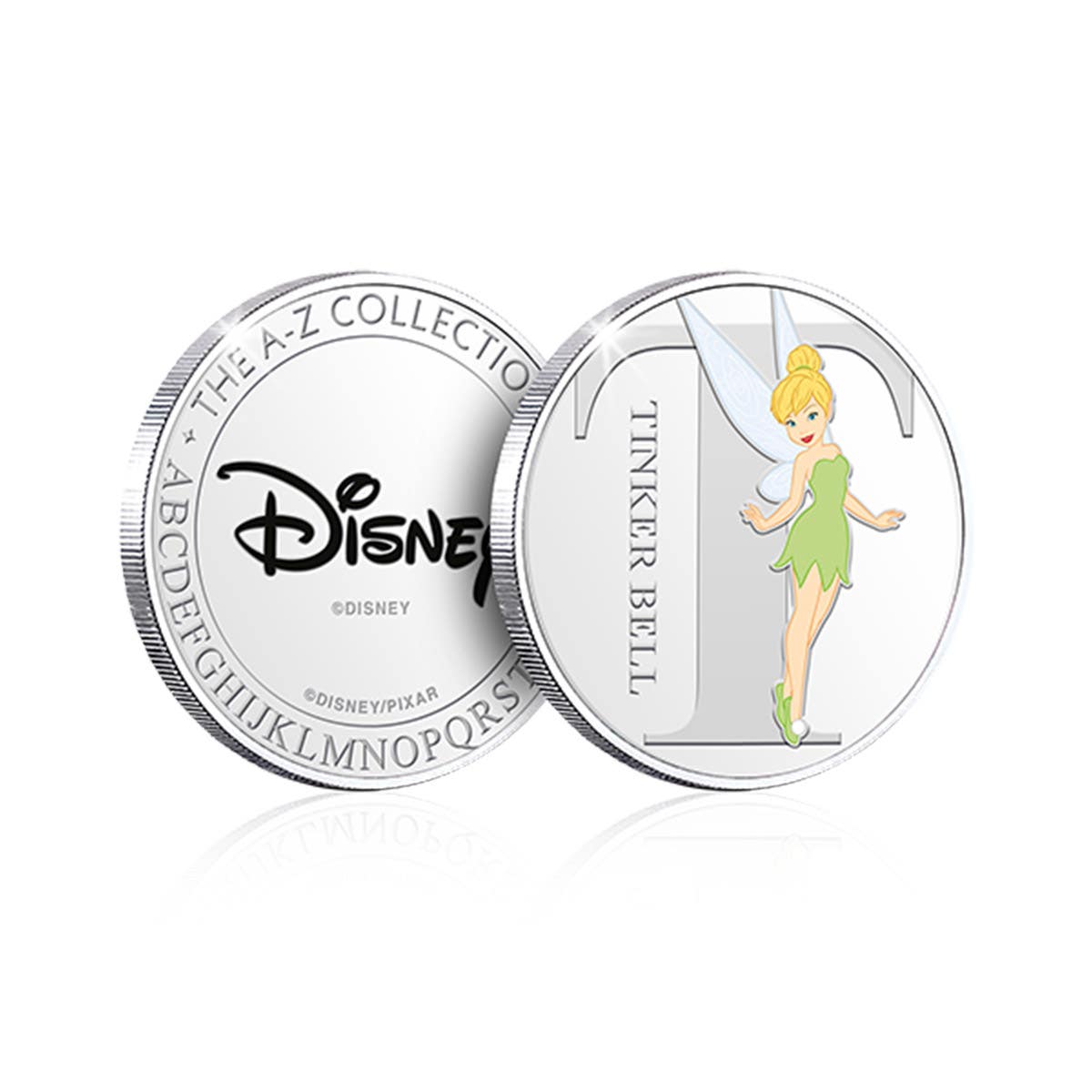 Disney T is for Tinker Bell Silver-Plated Commemorative