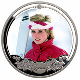 Diana, Portraits of a Princess - Royal Ski Trip Silver Prooflike Commemorative