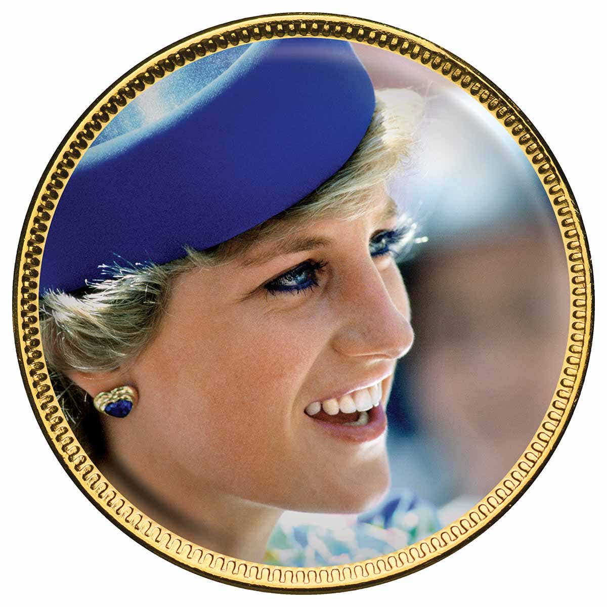 Diana Princess of Wales Gold-plated Penny 7-Coin Collection