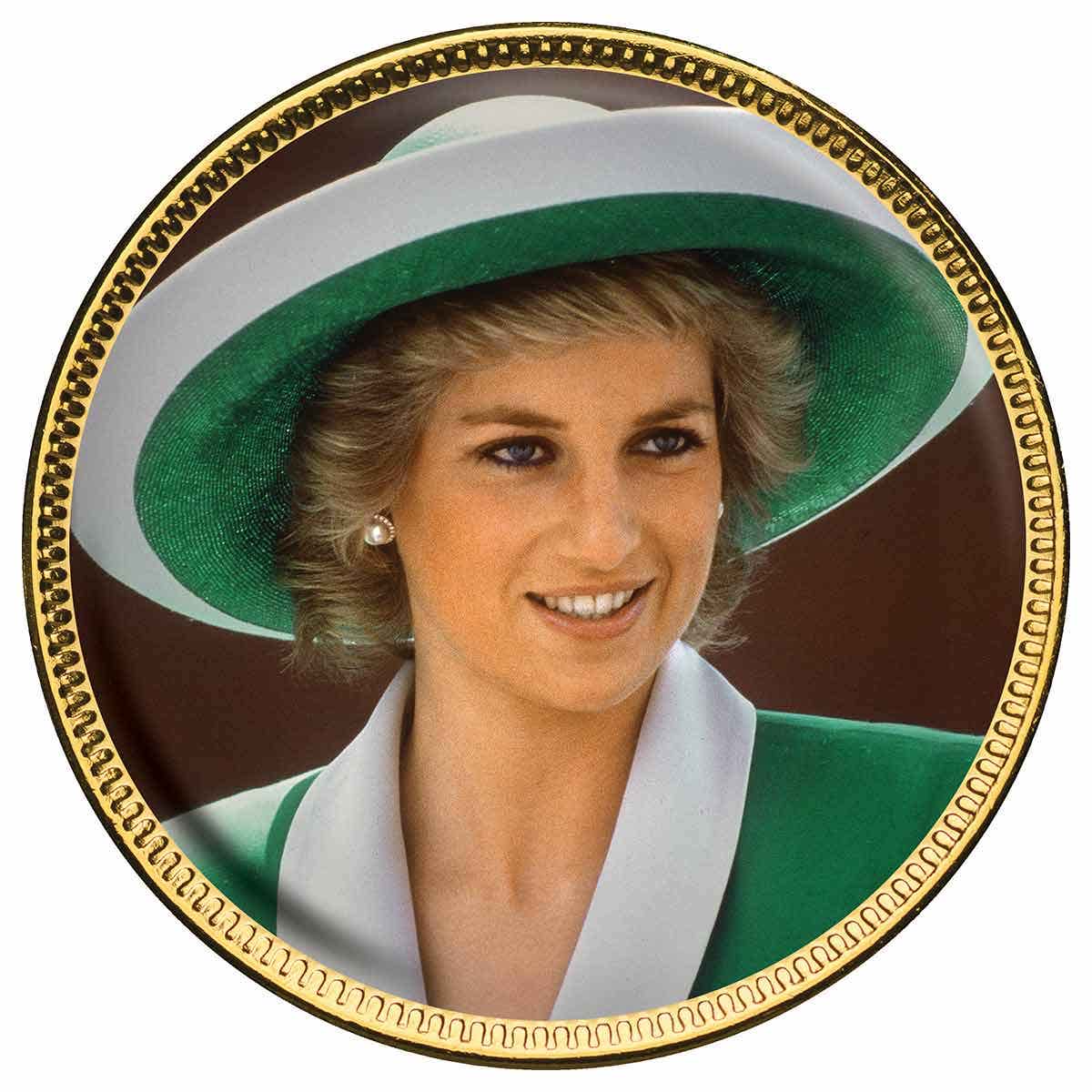 Diana Princess of Wales Gold-plated Penny 7-Coin Collection