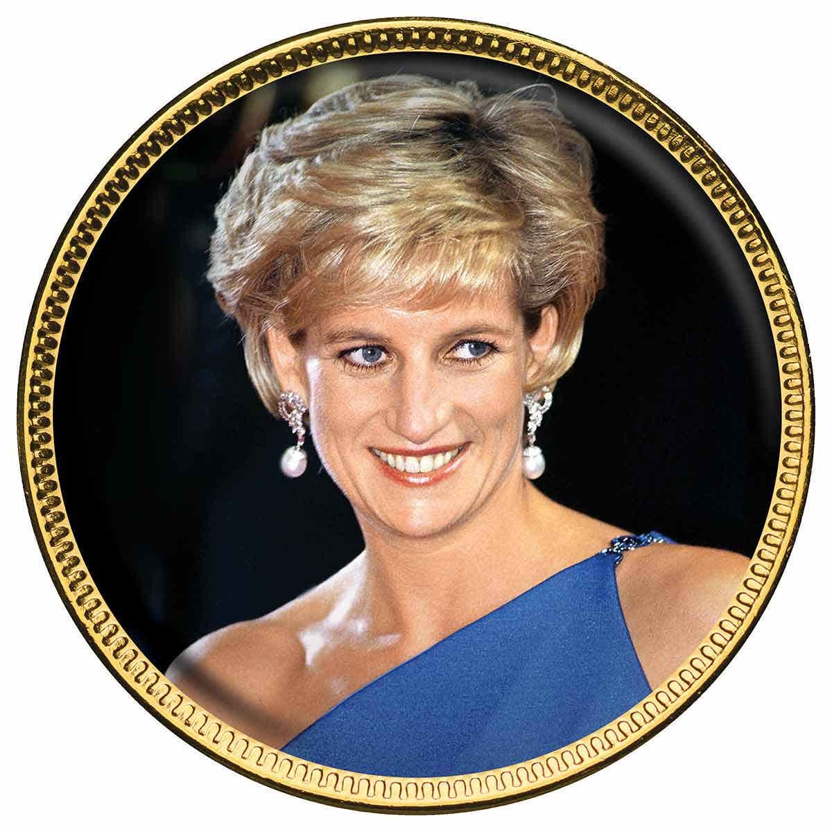 Diana Princess of Wales Gold-plated Penny 7-Coin Collection