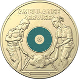 Australia Ambulance Services 2021 $2 Colour Aluminium-Bronze Uncirculated 25-Coin RAM Mint Roll