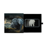 African Elephant 2021 $2 Shaped 1oz Silver Coin