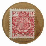 Spanish Civil War Emergency Currency 15 Centimos Coin