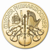 Austria 2022 €10 Philharmonic 1/10oz Gold Brilliant Uncirculated Coin