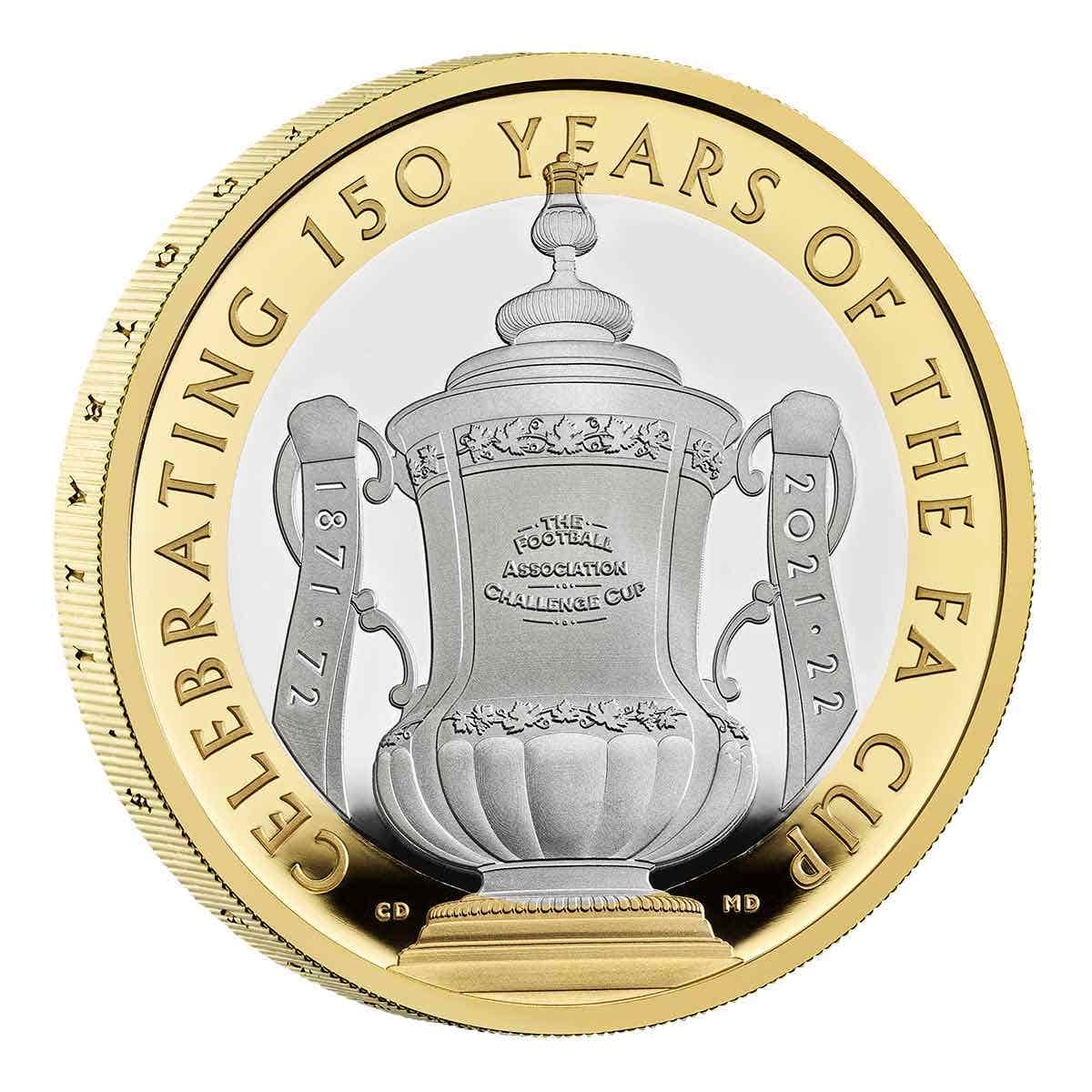 150th Anniversary of the FA Cup 2022 £2 Silver Proof Coin