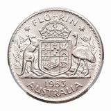 1953 Florin PCGS MS64 (Choice Uncirculated)