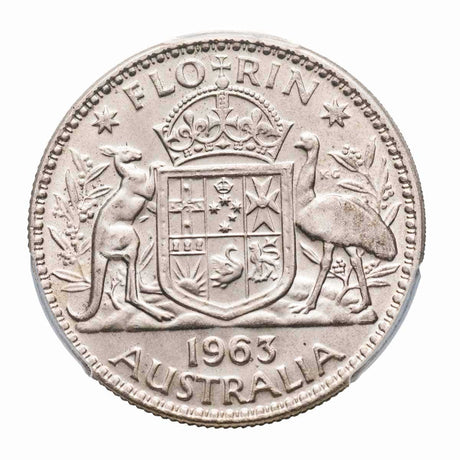 1963 Florin PCGS MS65  (Gem Uncirculated)