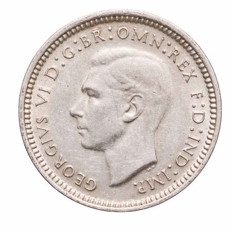 1940 Threepence about Uncirculated