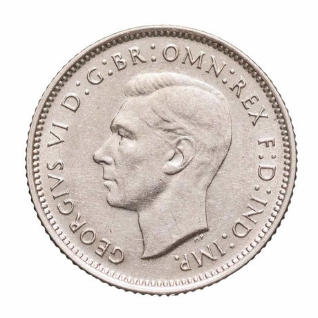 1938 Sixpence about Uncirculated