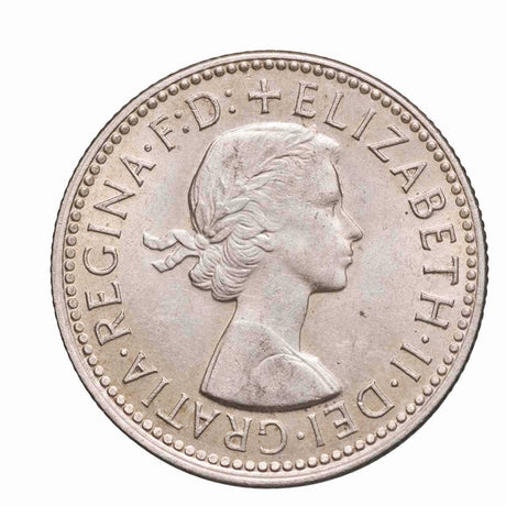 1956 Shilling about Uncirculated