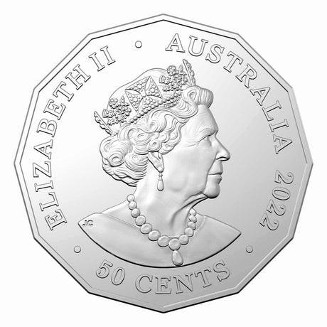 Australian Steam Trains WA Banksiadale 2022 50c Coloured CuNi Uncirculated Coin