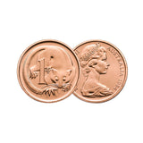 1984-85 1c & 2c Specimen 4-Coin Set